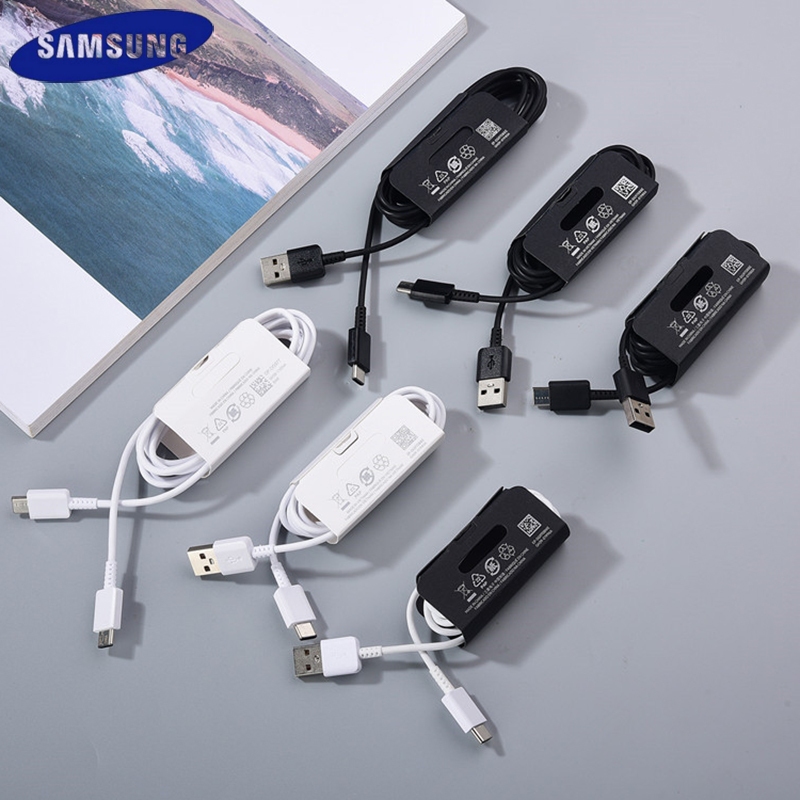 สายชาร์จเร็ว USB Type C 1 1.5 2 เมตร สําหรับ Samsung Galaxy S8 S9 S10 Plus Note 7 8 9 A11 A21 A31 A32 A33 A54 A74 A55 A92