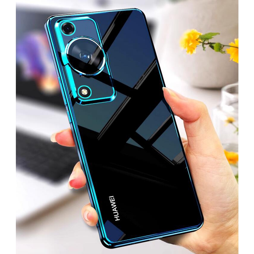 เคสโทรศัพท์ซิลิโคนใส แบบนิ่ม กันกระแทก หรูหรา สําหรับ Huawei Nova Y72 4G NovaY72 Y 72
