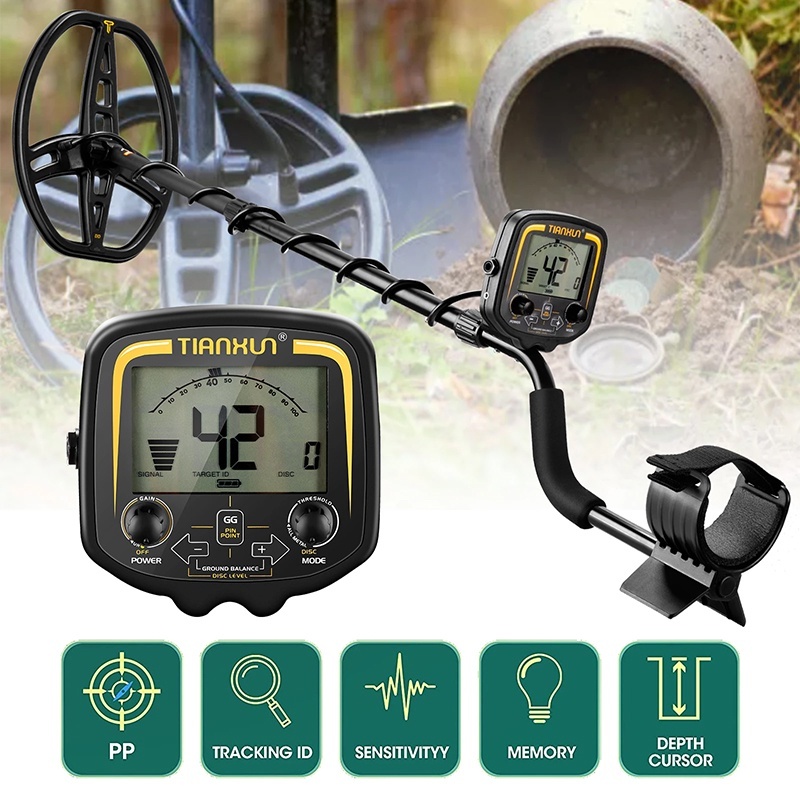 Kuaiqu กันน้ํา Professional เครื่องตรวจจับโลหะใต้ดินความลึก 2.5 M เครื่องสแกนเนอร์ค้นหา Finder Gold 