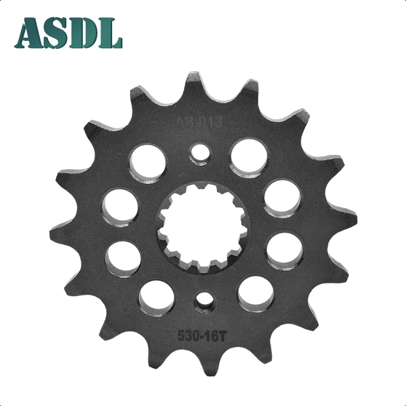 Asdl 530 16T รถจักรยานยนต์ปลอมเทคโนโลยีสเตอร์หน้าสําหรับ Kawasaki Z400 J1-J3 Z550 B1-B2 ZR550 A1 ZX6