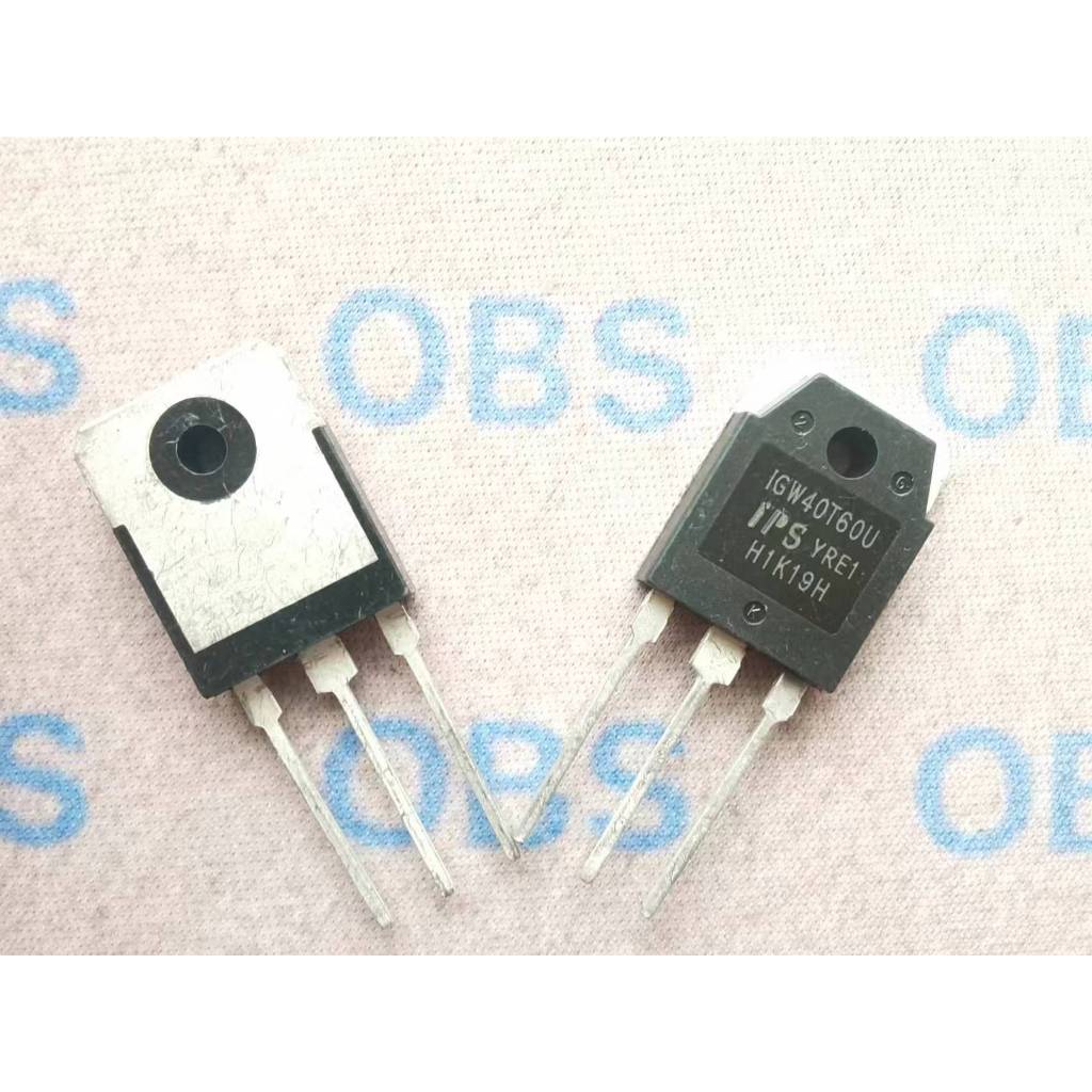 ((5 ชิ้น) IGW40T60U 40A 600V เครื่องเชื่อมย้อนกลับอะไหล่ซ่อมทั่วไป IGBT หลอดเดียว