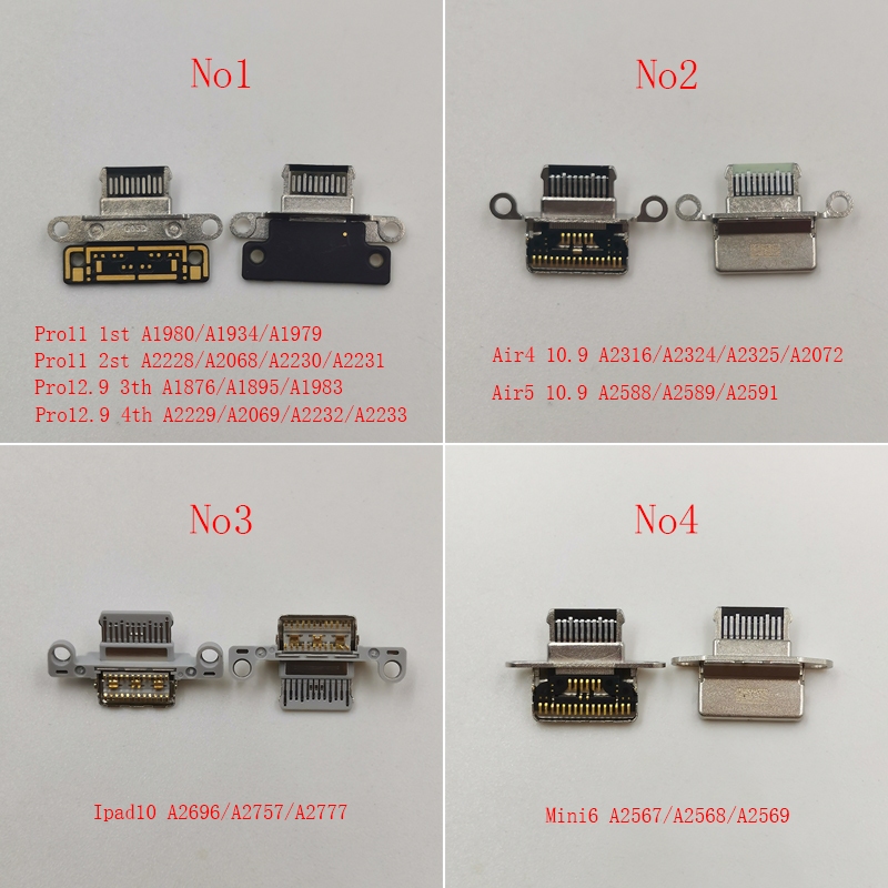 5-10 ชิ้นชาร์จ Usb ปลั๊ก Dock ซ็อกเก็ตพอร์ตสําหรับ ipad 10 Mini6 A2567 A2568 A2569/Pro 11 12.9 นิ้ว 