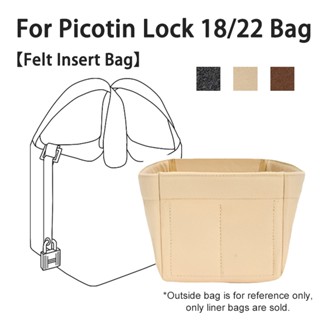 กระเป๋าเครื่องสําอาง ทรงโท้ท แต่งซิป สําหรับ H Picotin Lock …