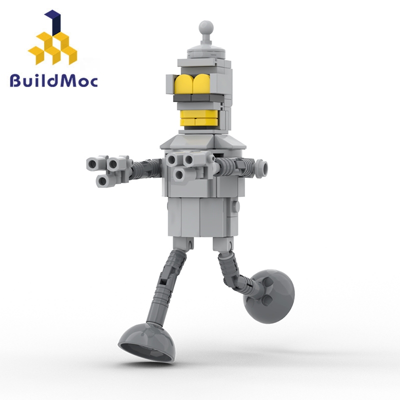 ของเล่นตัวต่อหุ่นยนต์ Buildmoc Futurama Comedy สําหรับเด็ก 110 ชิ้น