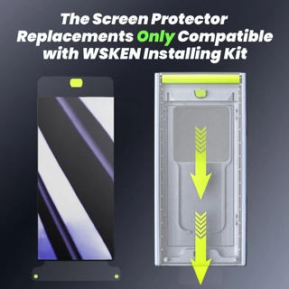 【S24 Ultra SET】Wsken S25 Ultra S26 Ultra กระจกนิรภัยกันรอยหน้าจอ 9H กันแตก 6.8 นิ้ว สําหรับ Samsung Galaxy S24 ฟิล์ม+เคส Set [ไม่มีบับเบิ้ล] [รองรับการปลดล็อกลายนิ้วมือ] S24 Film+Lens+Case HD ฟิล์ม เต็มจอใส S24 ฟิล์มกระจกนิรภัย 2 แพ็ก