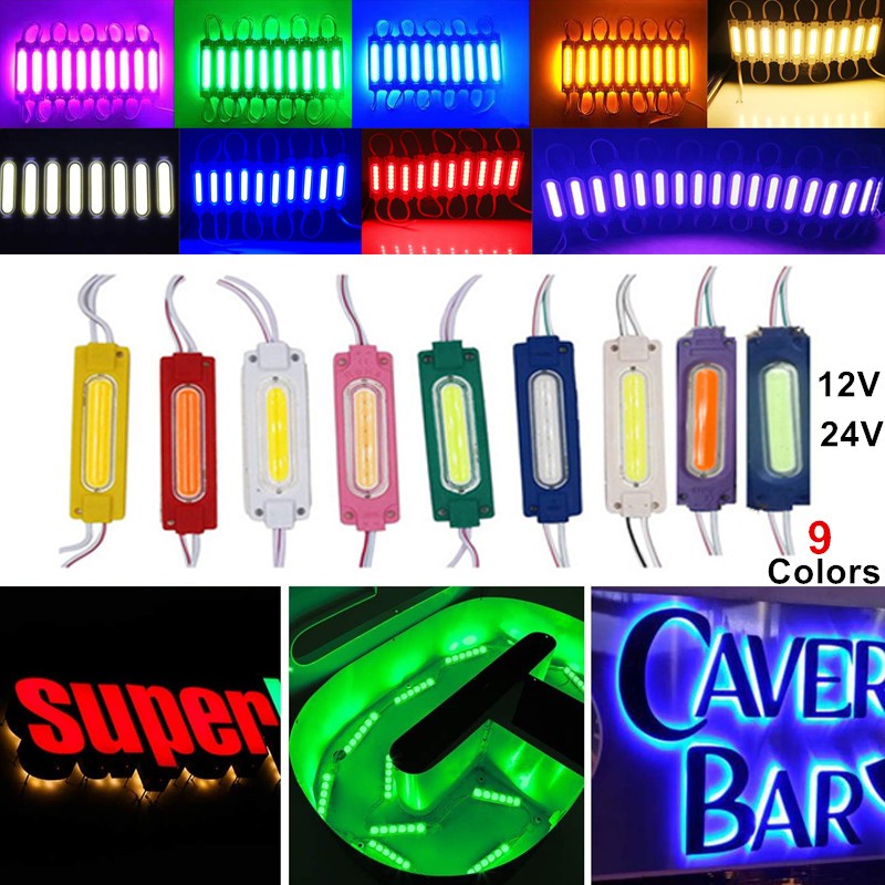 โมดูลไฟแบ็คไลท์ LED DC12V 24V กันน้ํา สําหรับตกแต่งเวที 5 10 20 ชิ้น
