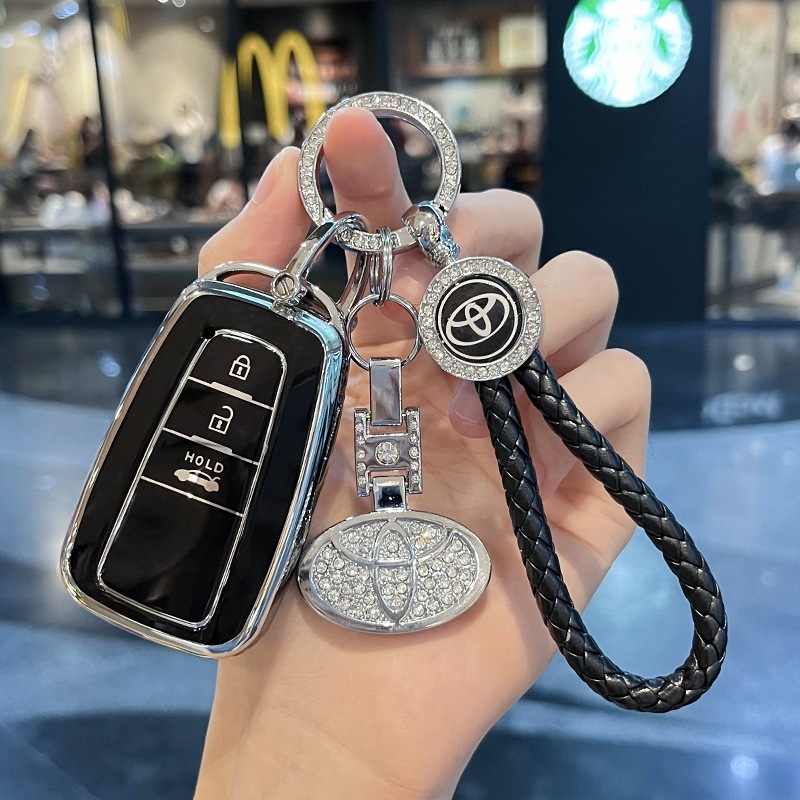 เคสรีโมทกุญแจรถยนต์ สําหรับ Toyota Camry Corolla Cross Avalon Altis CHR