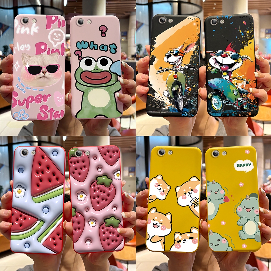 เคสซิลิโคนนิ่ม ลายการ์ตูน สําหรับ vivo y53 y53i y55 y55s y55a y55l VivoY53 Y 55 1606 1603 1610