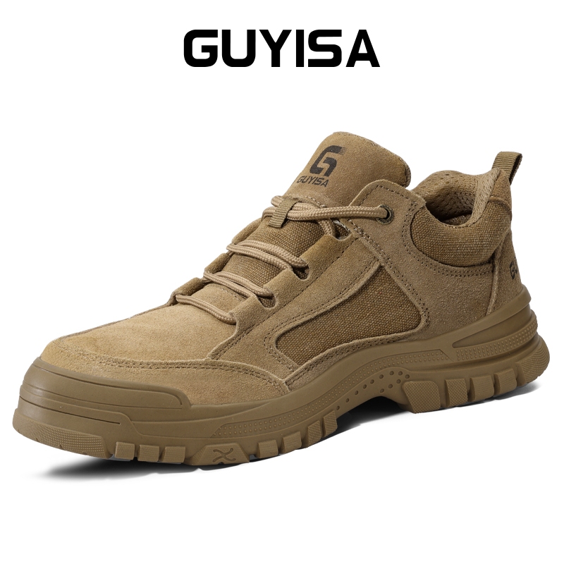 Guyisa รองเท้าเซฟตี้ลําลอง ทนความร้อน ทนต่อการกัดกร่อน ไซซ์ 36-46 3115L
