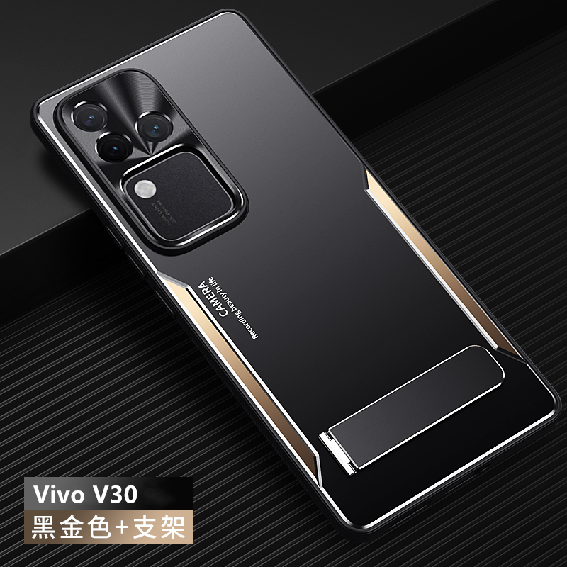 เคส Vivo V30 สำหรับ Vivo V30【อลูมิเนียมอัลลอยด้าน + TPU + PC เคสโทรศัพท์ กันกระแทก 】