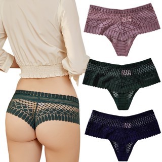 เอวสูงขนาดใหญ่กางเกงผ้าฝ้ายแท้กางเกงลูกไม้ที่ไม่ซ้ํากันไม่มี…