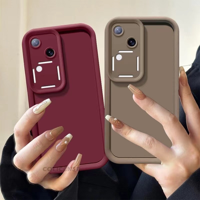 เคสนิ่มกันกระแทก vivo v30 5g v30 pro 5g vivov30 v30pro 5g 2024 case tpu Anti-Fingerprints matte หนา 