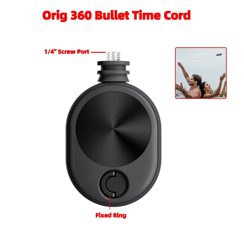 Orig สายไฟ พับเก็บได้ อุปกรณ์เสริมกล้องพาโนรามา สําหรับ Insta360 X3 ONE RS ONE X2 ONE R ONE X Insta360 Bullet time cord