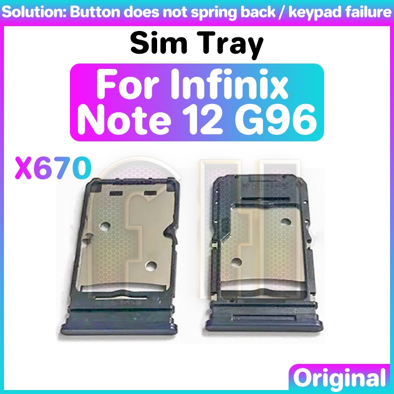 ถาดซิมการ์ด สําหรับ infinix NOTE 12 G96 X670