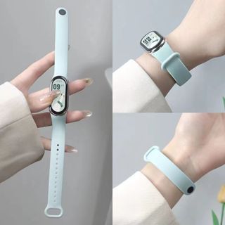 สําหรับ Xiaomi Mi Band 10 9 8 NFC TPU สายซิลิโคนหลายสี Watch…