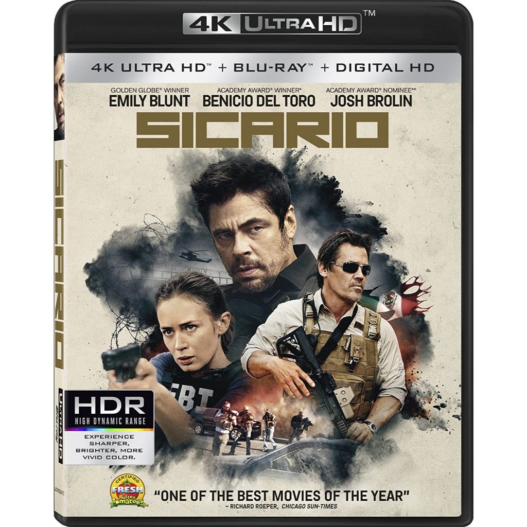 [ภาษาอังกฤษ] ภาพยนตร์ Blu-ray HD 4K UHD 1080P Sicario