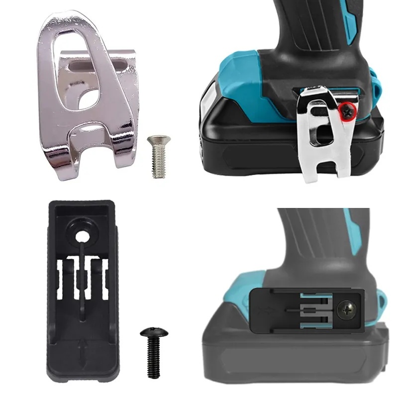 MAKITA เข็มขัดคลิปตะขอ & ผู้ถือบิตสําหรับ ดู 18โวลต์ไร้สายสว่านไดร์เวอร์บิตผู้ถือเข็มขัดตะขอไฟฟ้า น้ําดี เครื่องมือไฟฟ้าอุปกรณ์