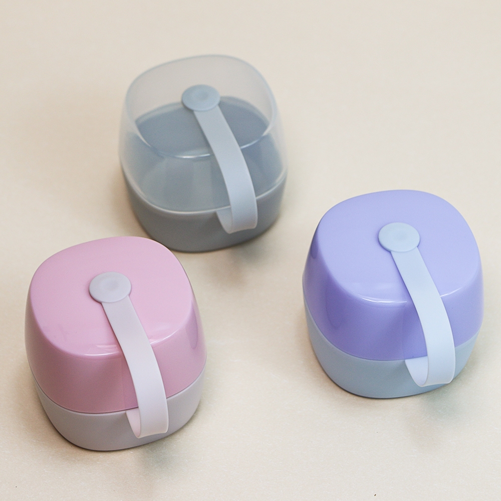 Baby Pacifier กล ่ องเก ็ บภาชนะพลาสติกการงอกของฟัน Pacifier กรณีจุกนม Shield Case