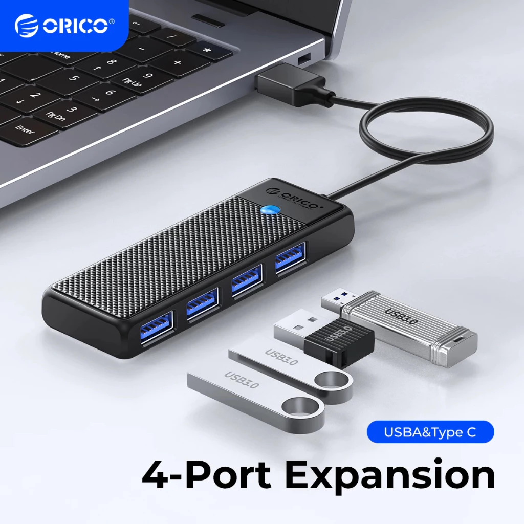 ORICO USB HUB 3.0 4 พอร์ต 15/50/100/180 ซม.สายเคเบิลข้อมูล (PAPW4A)