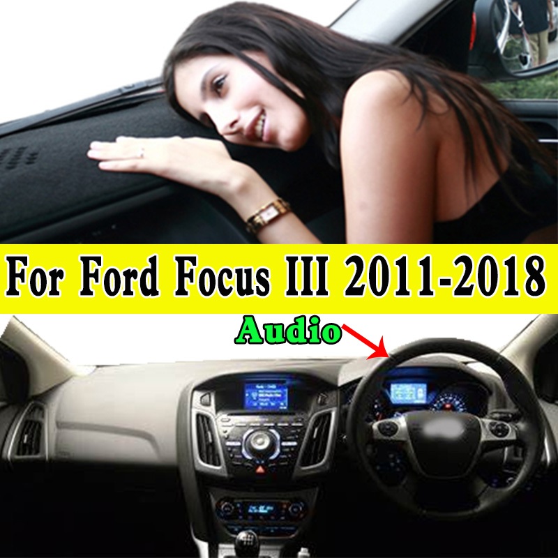 แผงแดชบอร์ด กันแดด กันความร้อน สําหรับ Ford Focus III C346 2011-2018