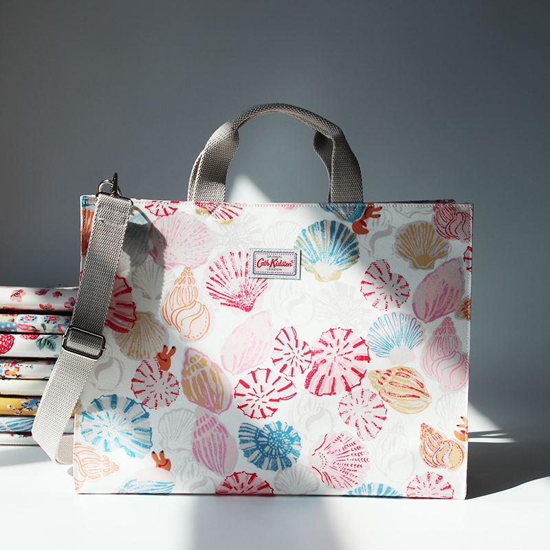 Cath kidson กระเป๋าสะพายไหล่ความจุขนาดใหญ่กระเป๋าผู้หญิงลําลองสไตล์อังกฤษกระเป๋าแนวทแยง