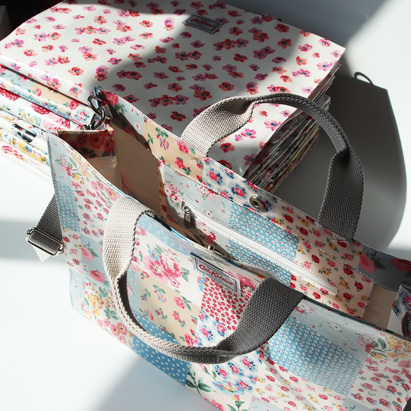 Cath kidson กระเป๋าสะพายไหล่ความจุขนาดใหญ่กระเป๋าผู้หญิงลําลองสไตล์อังกฤษกระเป๋าแนวทแยง
