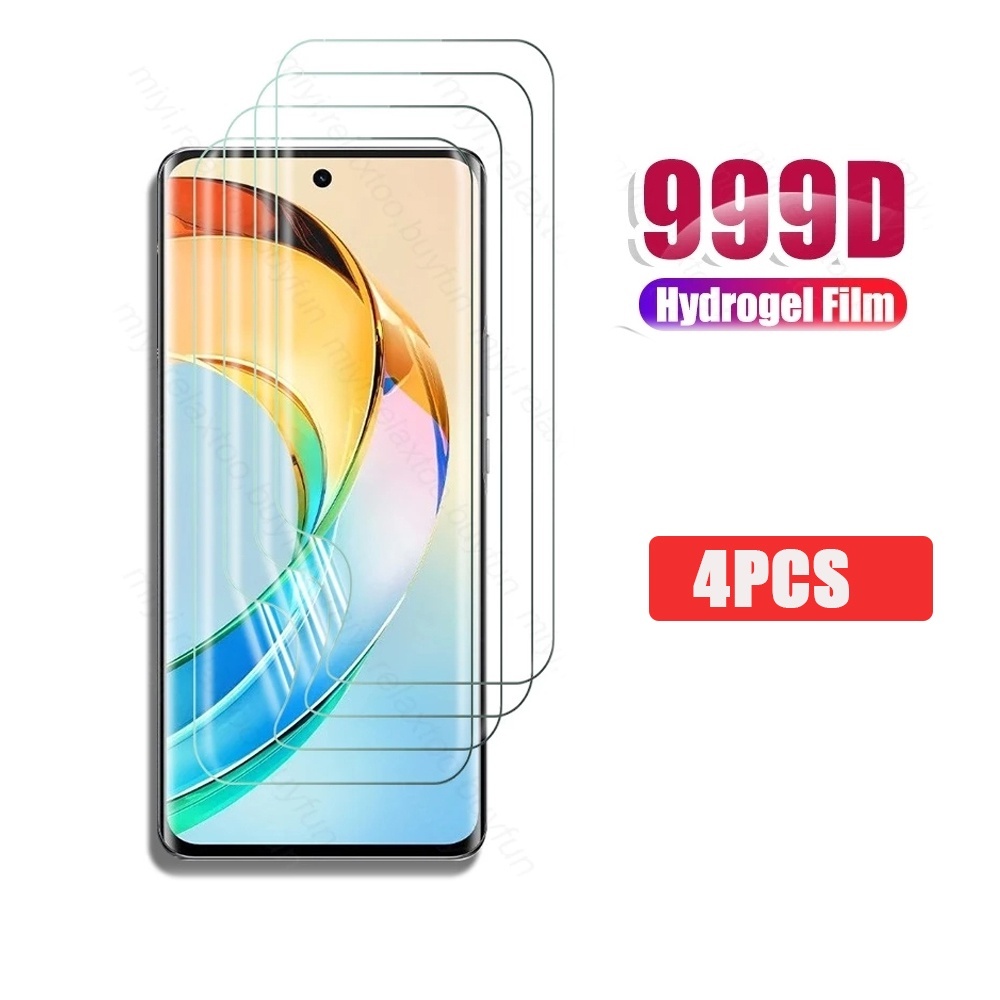 1-4pcs สําหรับ Honor X9b 5G Hydrogel ฟิล์มไม่แก้ว Honor X9c Magic6 Lite ด้านหน้าด้านหลังป้องกันฟิล์ม