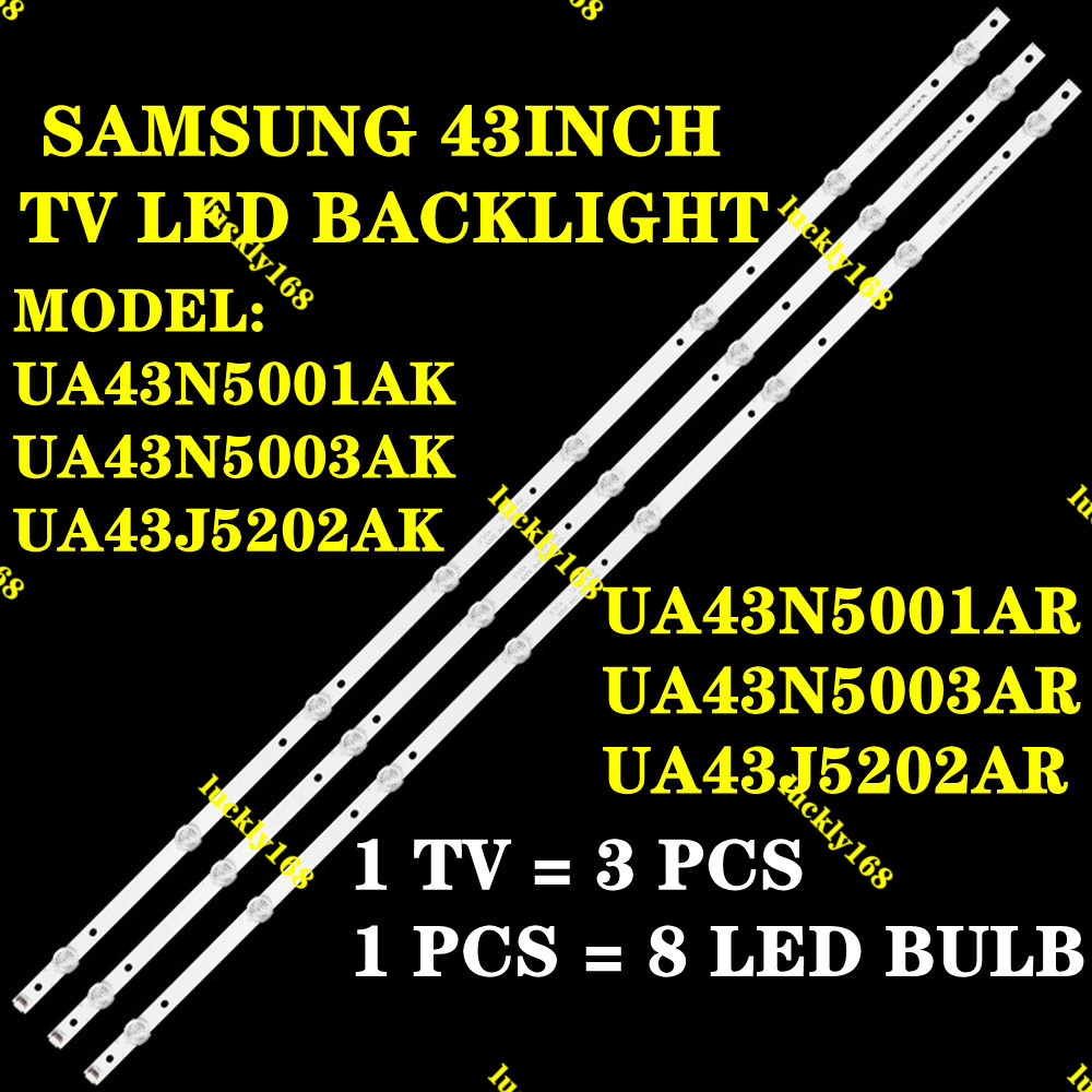 3 UA43N5001AK ใหม่ PCS UA43N5003AK UA43J5202AK SAMSUNG 43INCH TV LED BACKLIGHT UA43N5001 UA43N5003 U