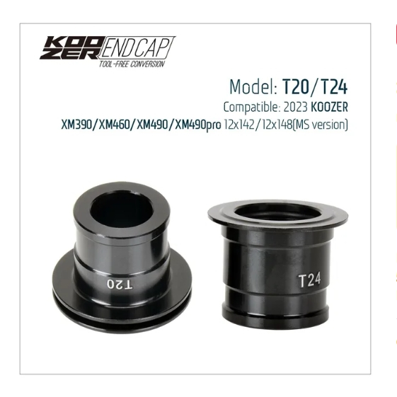 Koozer Hub Endcap อะแดปเตอร์แปลง 5x100 10x135 QR 15x100 12x142 มม. THRU 12x135 สําหรับจักรยาน 2023 New XM490 460 450