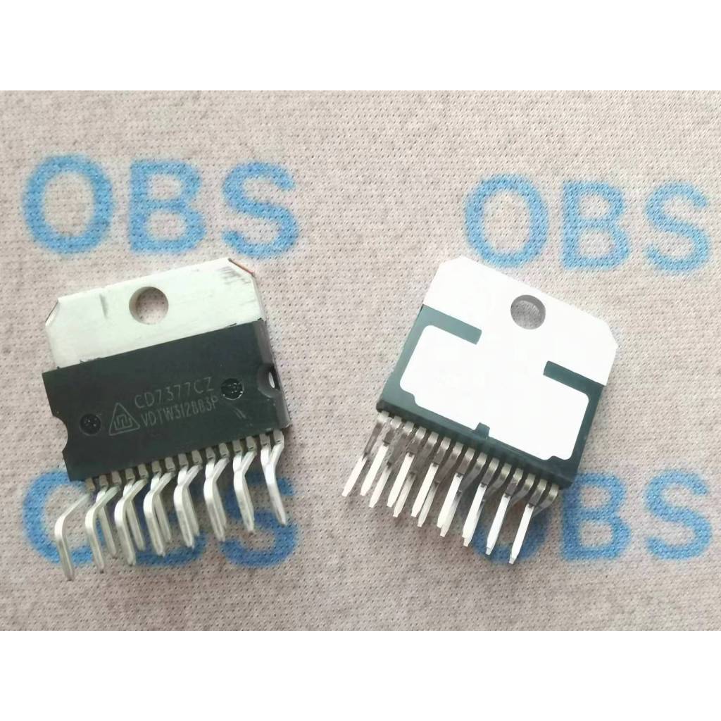 ((10 ชิ้น) CD7377 CD7377CZ 7377 7377CZ เพาเวอร์แอมป์ IC CD Huajing ZIP-15