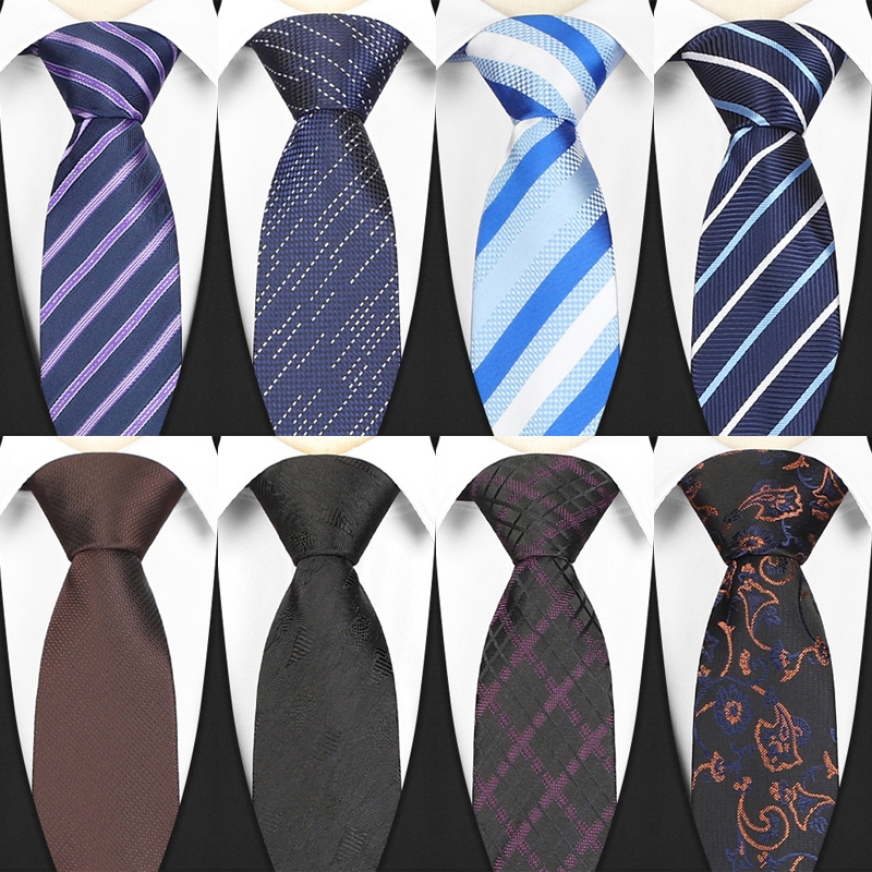 หรูหรา 8 ซม.3.15 ผู ้ ชาย Tie คลาสสิก Jacquard ทอ Cravatta ดอกไม ้ ลายลายสก ๊ อตเนคไทแฟชั ่ นธุรกิจ Neckwear คอ Tie สําหรับงานแต ่ งงานอุปกรณ ์ เสริม
