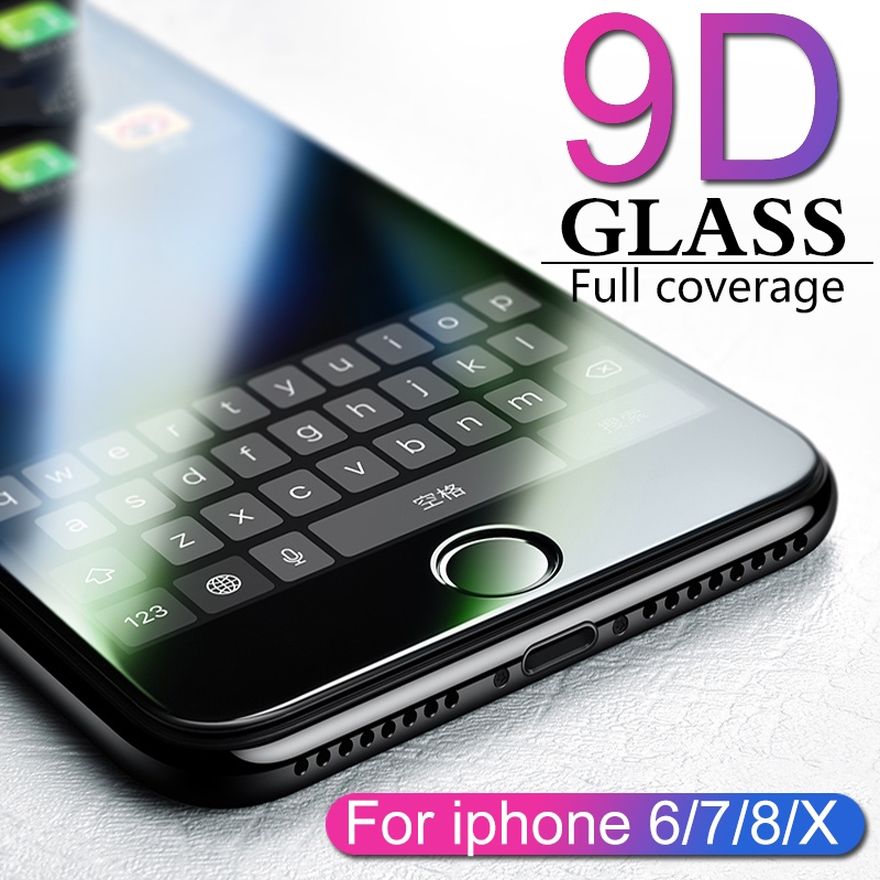🔥ฟิล์ม ฟิล์มกระจกรุ่นไอโฟน แบบเต็มจอ 9D ทุกรุ่น! iPhone Samsung SE 5 5S 6 6S 7 8 11 12 13 14 15 Mini X XS XR Plus Pro Max