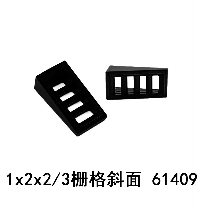 10pcs MOC ประกอบอนุภาค Slope 18 2x1x2/3 4 ช่อง 61409 Building Blocks DIY อิฐจํานวนมากรุ่นเทคโนโลยีชิ้นส่วนของเล่น