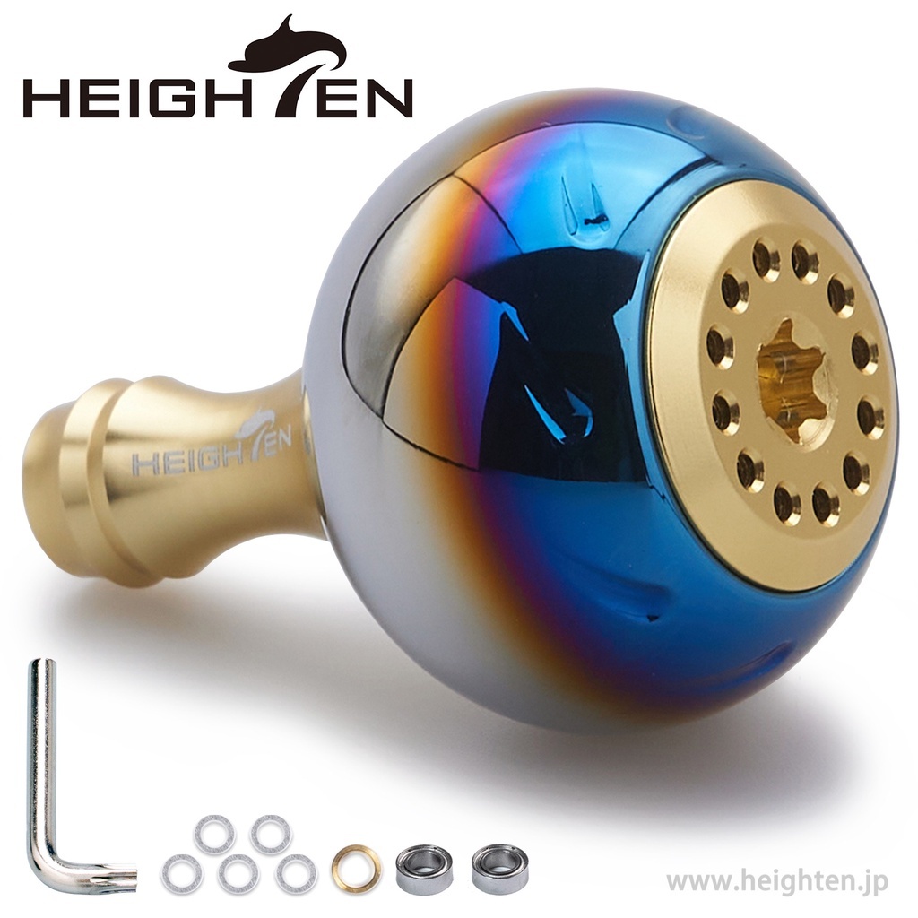 Heighten ลูกบิดพาวเวอร์ 30 มม. สําหรับรอกตกปลา Shimano Daiwa Spinning and Baitcasting