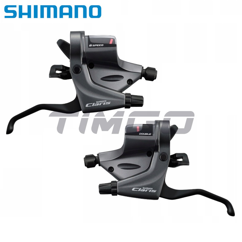 Shimano Claris ST-RS200 คันโยกเบรกคอมโบจักรยาน ความเร็ว 2×8 ระดับ RAPIDFIRE PLUS ST-R240