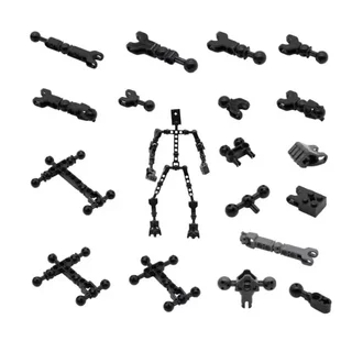 Mecha Big Ball Joint 57909/92013/57908/93571/900609 อนุภาคขนาดเล็ก Building Block MOC อะไหล่