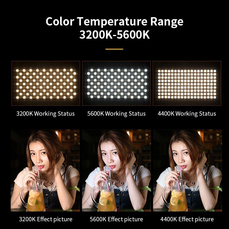 ขาตั้งกล้อง DSLR PRO LED U600+ U800+ สําหรับไฟในร่ม และกลางแจ้ง - รูปที่ 4