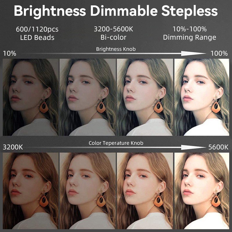 ขาตั้งกล้อง DSLR PRO LED U600+ U800+ สําหรับไฟในร่ม และกลางแจ้ง - รูปที่ 5