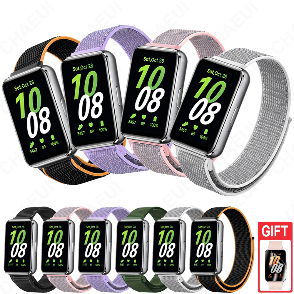 สายนาฬิกาข้อมือไนล่อน แบบเปลี่ยน สําหรับ Galaxy Fit 3 – โปรปัง