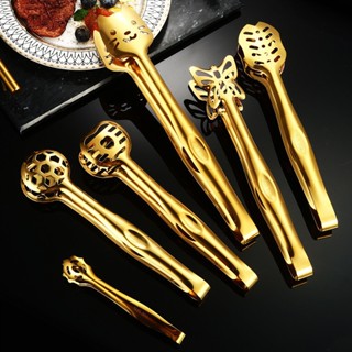 Oukeai แหนบคีบอาหาร สเตนเลส 304 แบบหนา สําหรับคีบอาหาร บาร์บ…