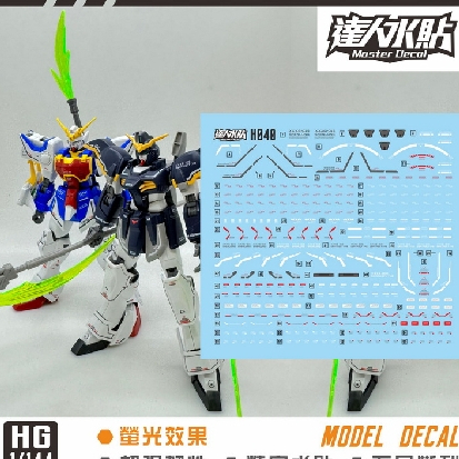 Master DecalHG XXXG-01S SHENLONG GUNDAM+XXXG-01D GUNDAM DEATHSCYTHE