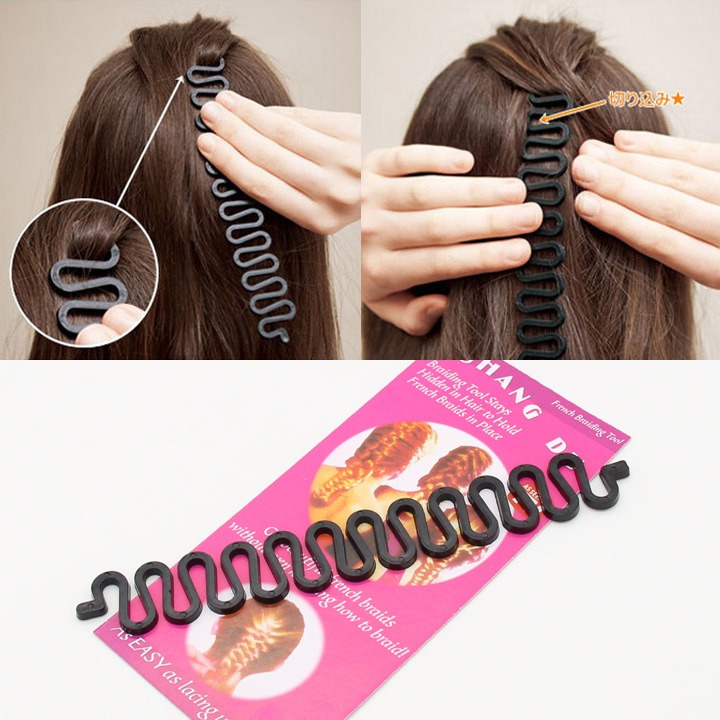 เครื่องมือถักเปียผม แบบเกลียว DIY