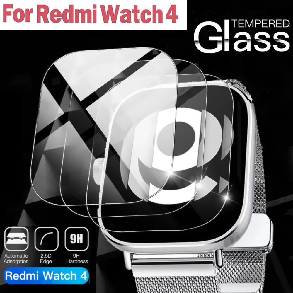 สำหรับ Redmi watch 4 ฟิล์ม กระจกนิรภัยกันรอยหน้าจอ 9H ฟิล์ม Redmi watch 4 Tempered Glass พรีเมี่ยม R