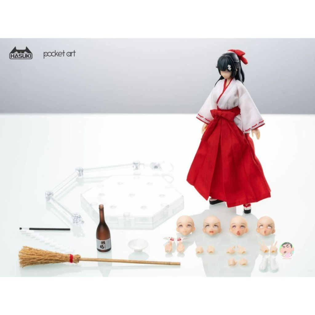 HASUKI 1/12 Pocket Art Exorcist Witch Tsubaki Action Figure