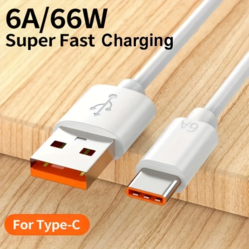 Xiaomi Type C 6A Max 66W Turbo Charge Cable 66W/33W 6A ชาร์จสําหรับ Redmi 10T Pro, หมายเหตุ 10 Pro ,