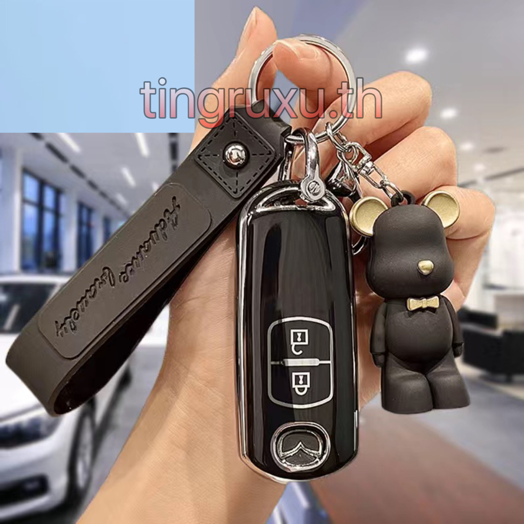 เคสกุญแจรีโมทรถยนต์ สําหรับ Mazda 2 3 6 Atenza Axela Demio CX-5 CX5 CX3 CX7 CX-9 CX30 2016 2017 และ 2018 2019 2 3 4 ปุ่ม
