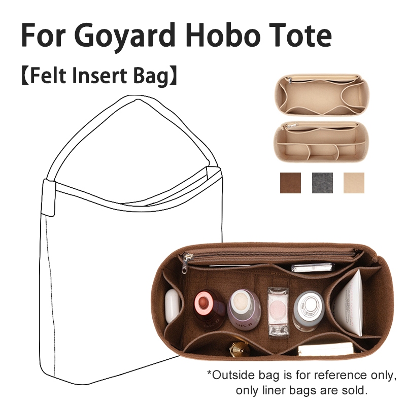 กระเป๋าจัดระเบียบ สําหรับ Goyard Hobo แบบพกพา เดินทาง กระเป๋าถือ ซับใน กระเป๋าเครื่องสําอาง รองรับรูปร่าง