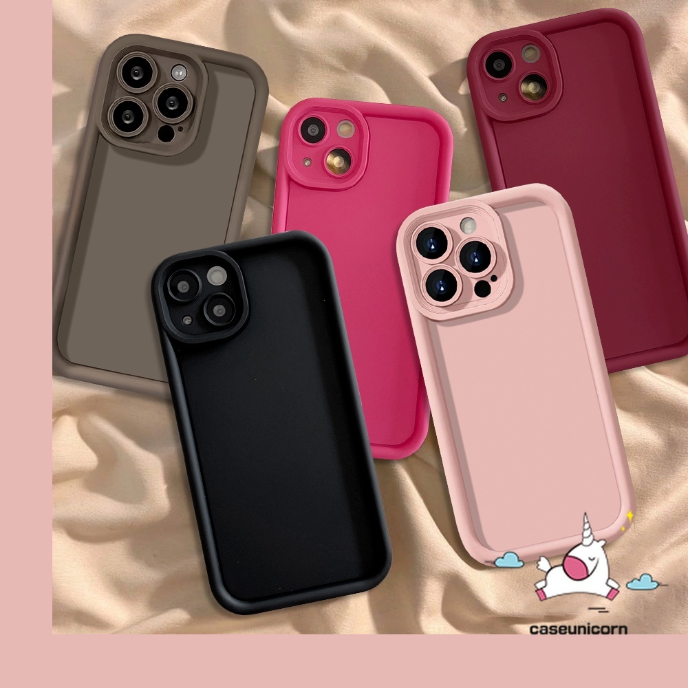 Simple สีดําสีทึบสําหรับRealme C67 C65 C51S C53 C61 หมายเหตุ 50 60 11 C51 C53 C11 C55 6i 5i 5s 5 7i C3 C20 C15 C17 C21Y C35 C25 C32 C3 C32 C32 C12S C30 C32 C32 C32 C32 C32 C3 C32 C32Y C32 C32 C32 C3