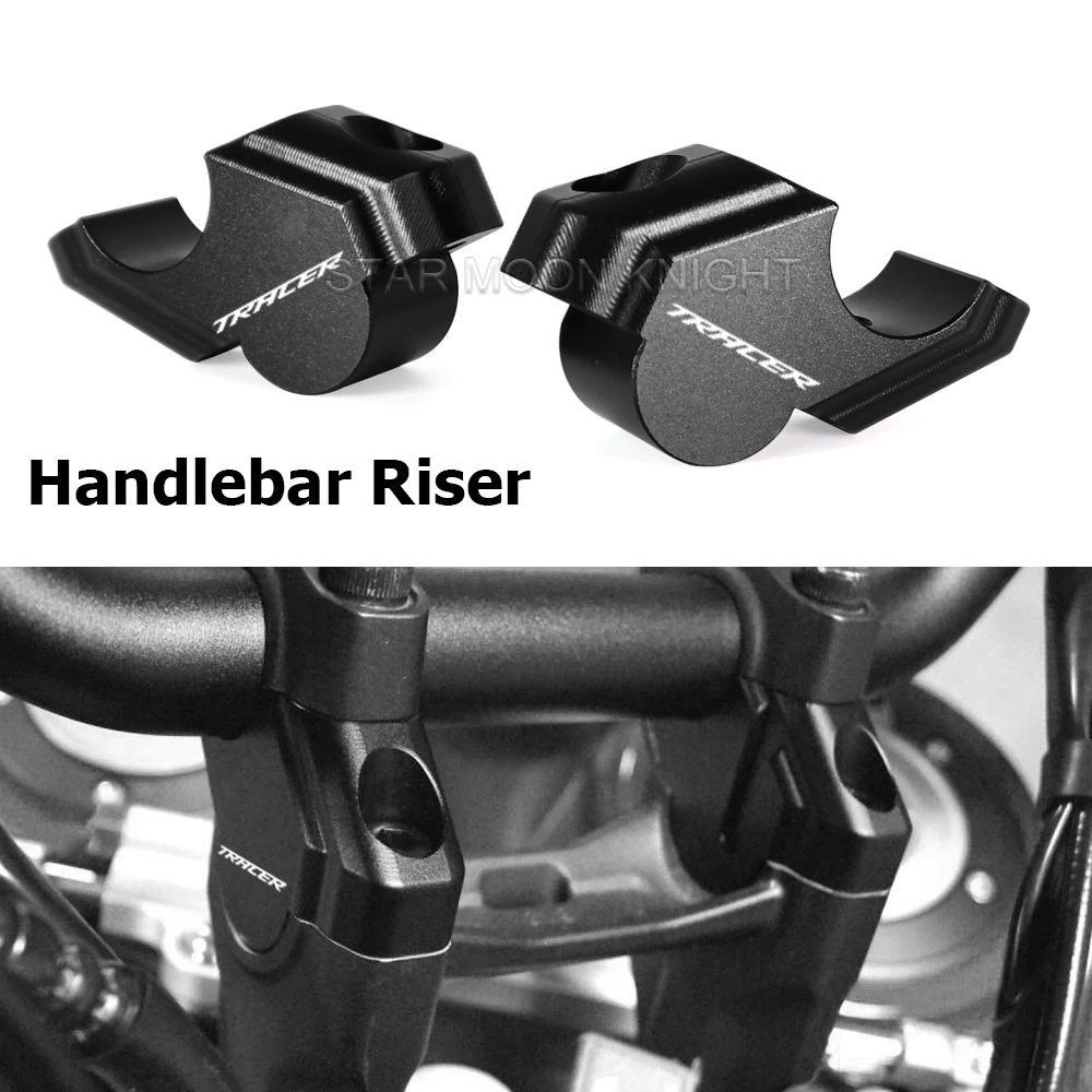 แคลมป์ยกแฮนด์บาร์ อะลูมิเนียม CNC อุปกรณ์เสริม สําหรับรถจักรยานยนต์ YAMAHA TRACER 9 GT 2021 2022 2023 2024