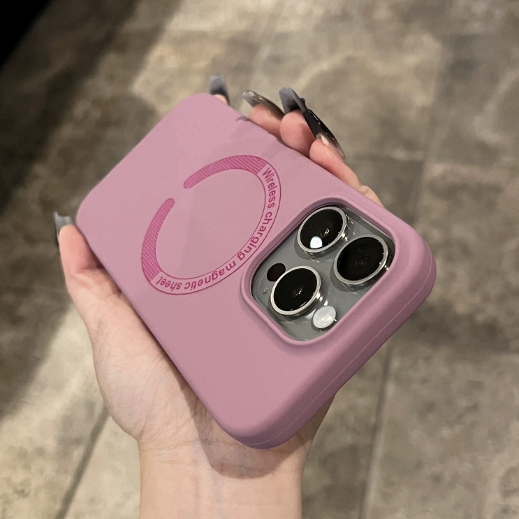 【Silicone soft case/Gallon Purple】เคส compatible for iphone 11 12 13 14 15 pro max case